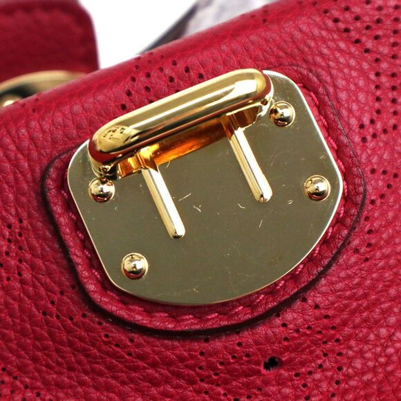 Louis Vuitton Mahina Leather Cirrus PM Shoulder Bag Red - Picture 10 of 12